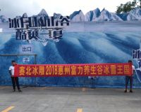 惠州富力養(yǎng)生谷冰雕展「賽北冰雕」