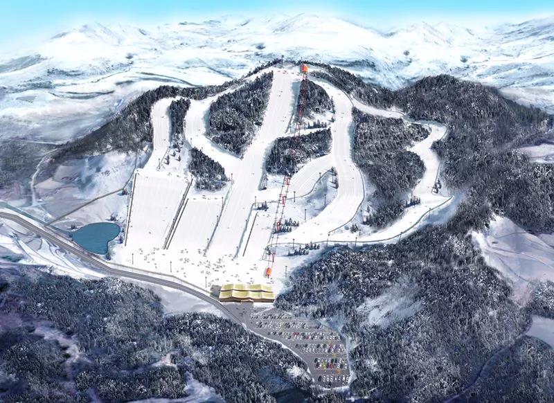 湖北恩施綠蔥坡滑雪場項目