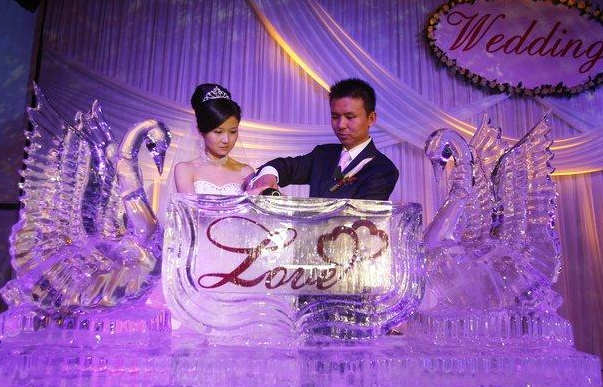 婚禮冰雕制作 婚禮冰雕制作